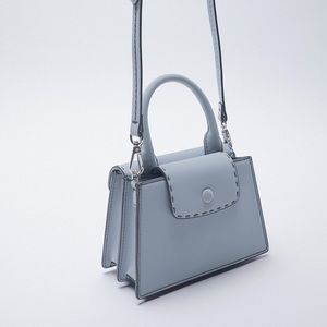 Zara Top Stitch Mini Crossbody Bag